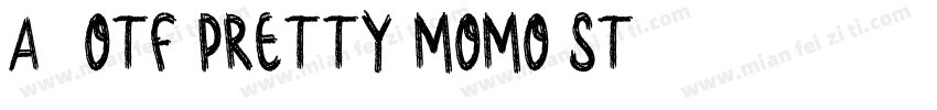 A-OTF Pretty Momo St字体转换